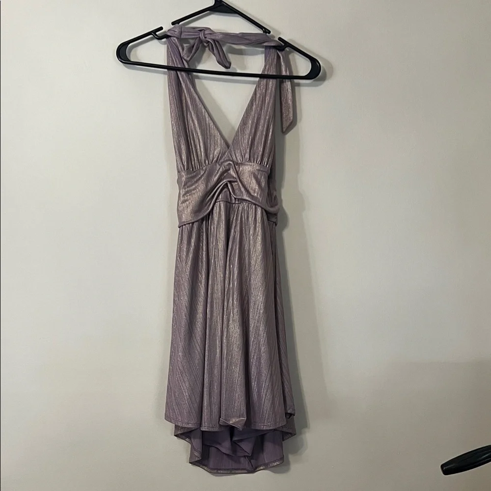 Wild Fable Shimmering Lavender Mini Dress - Picture 1 of 6